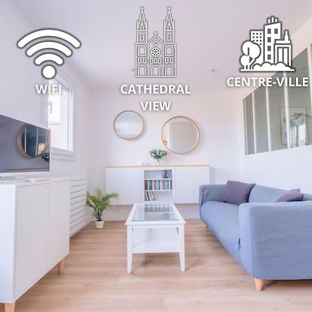 Le Clovis - Cathedrale Appartement Reims Buitenkant foto